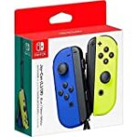 Joy con blue and yellow